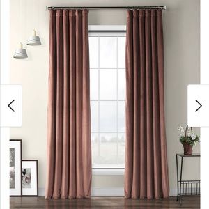 50x84 plush velvet curtain panel (1 panel)